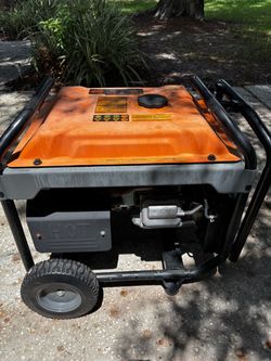 Generac Portable Gas Generator with Wheel Kit