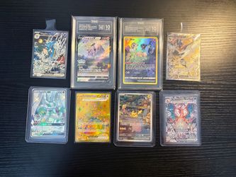 Pokémon Card Collection - TAG 10 Mew, Charizard, Greninja, Kingdra, Rainbows