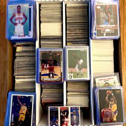 Basketball Card Collection! Rookies 5 Kobe’s, Lebron, Iverson, Shaq, Carmelo. Includes 8 Jordan’s & Vintage