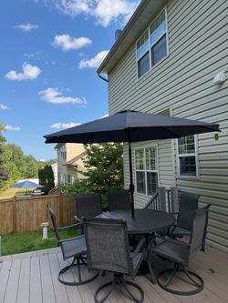 Outdoor Patio Dining Set with Umbrella