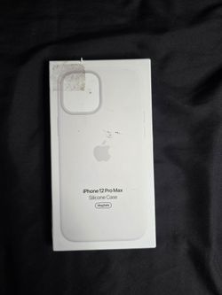 Apple iPhone 12 Pro max Silicone Case white  Color