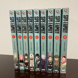 Spy Family Manga English Volumes 1-9