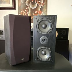 Pair of Onkyo SKF-100 Bookshelf Speakers – Great Sounding Vintage 100W Pair for Only $89!