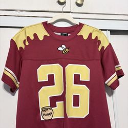 Disney Winnie the Pooh Cropped Women’s Football Jersey Boxlunch Exclusive 
