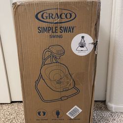 Brand New Graco Abbington Simple Sway Swing Simple Sway 6 Speeds Plush Vibration