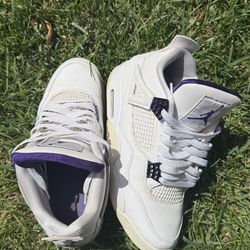 AJ4 Metallic Purple