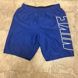 Nike Men’s Blue Swim Trunks – Quick-Dry Performance Shorts