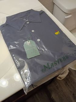 Masters Tech Navy Polo Medium