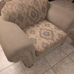 Large Comfy Armchair  Heavy Wear