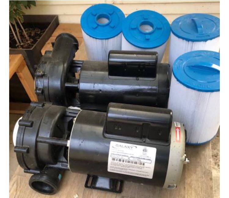 Brand New Hot Tub Pumps and Filters