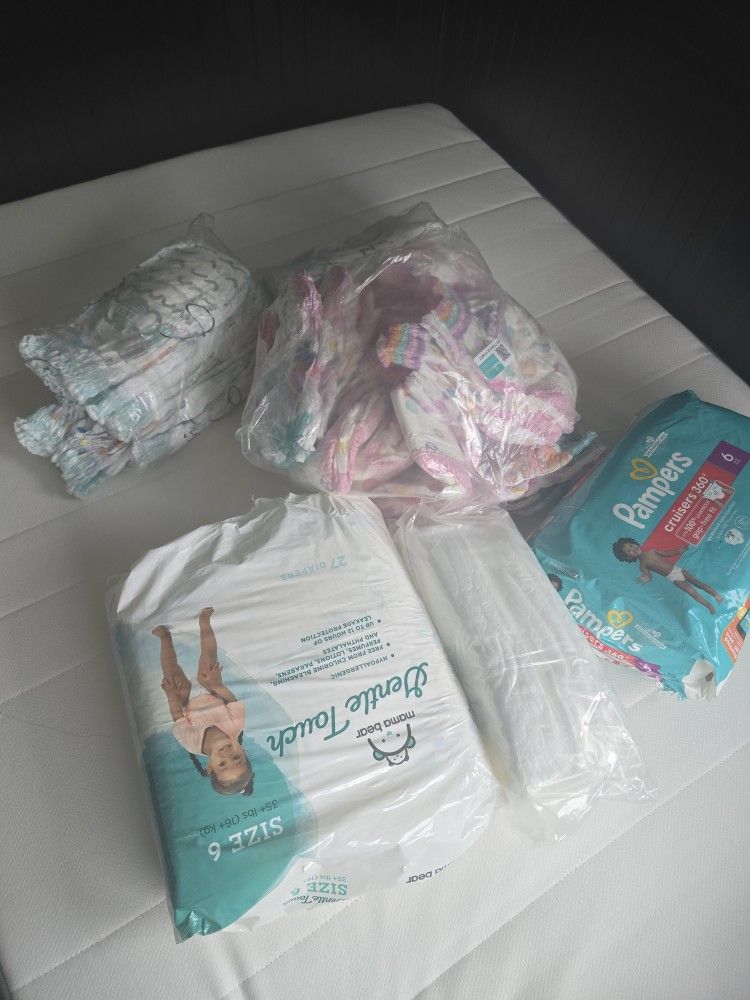 Diapers Size 6