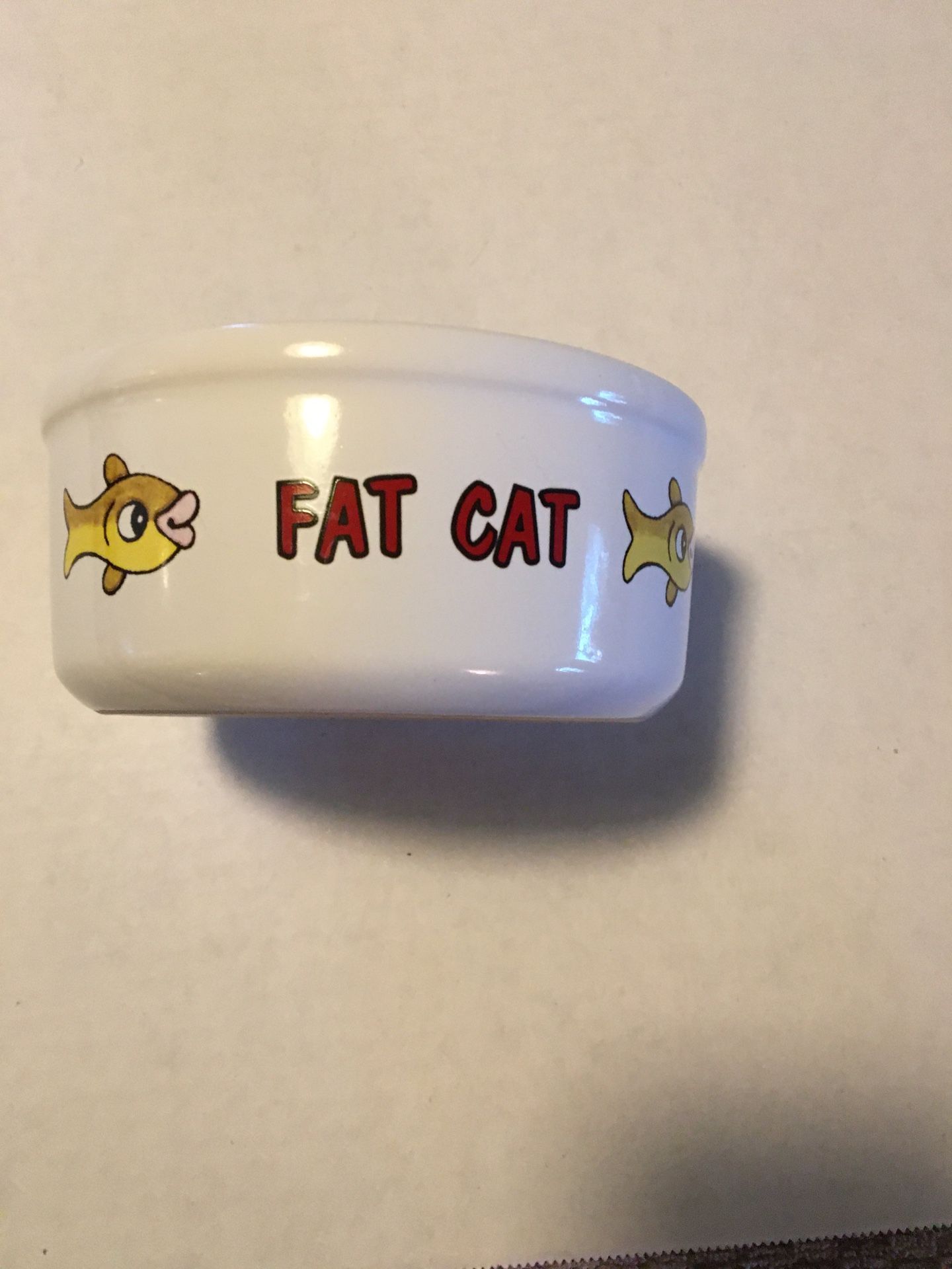 Gary Patterson Pet Bowl “Fat Cat” 5”