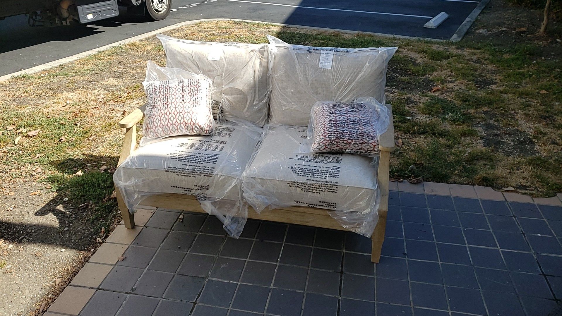 Brand New Patio Furniture loveseat only tax included and pick up only