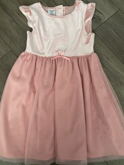 Blush pink dress size 6x