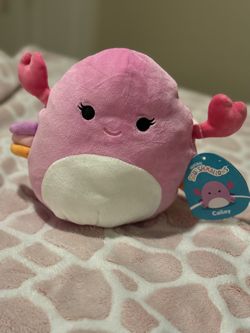 Original Cailey Pink Crab Squishmallow 8”🦀 💞