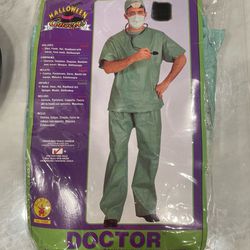 Doctor Costume Scrubs Theatre Halloween Cosplay Brand New Adult Medium 