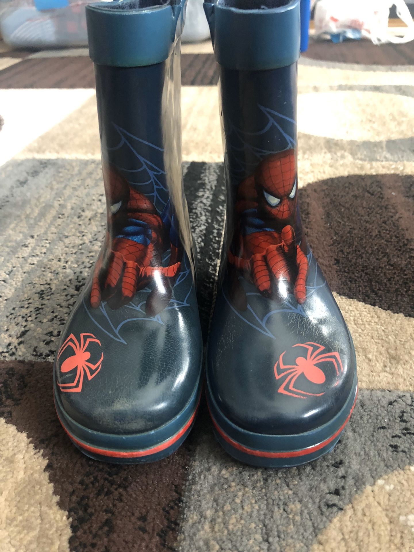 Boys Spiderman Rainboots (5/6)