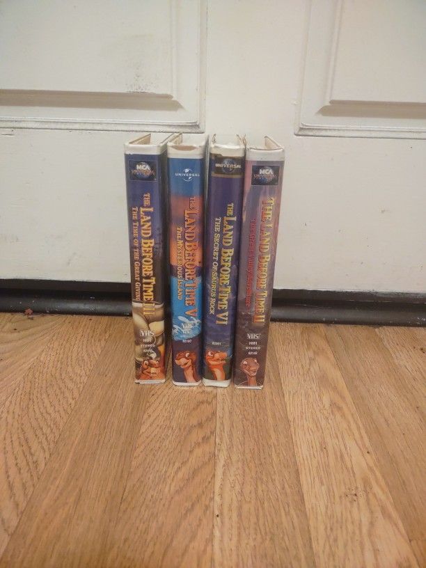 VCR Tapes 2.00$ Each (Four Movie Tapes)