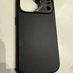 Aulumu A17 Vegan Leather CoolHyper iPhone 17 Pro Case | Camera Control | with Cooling Fins | Luxury Comfort | Compatible with MagSafe | Complete W