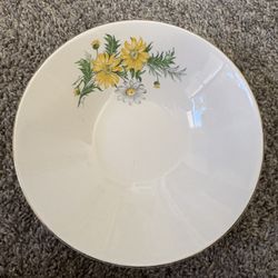 Vintage Floral Bowl