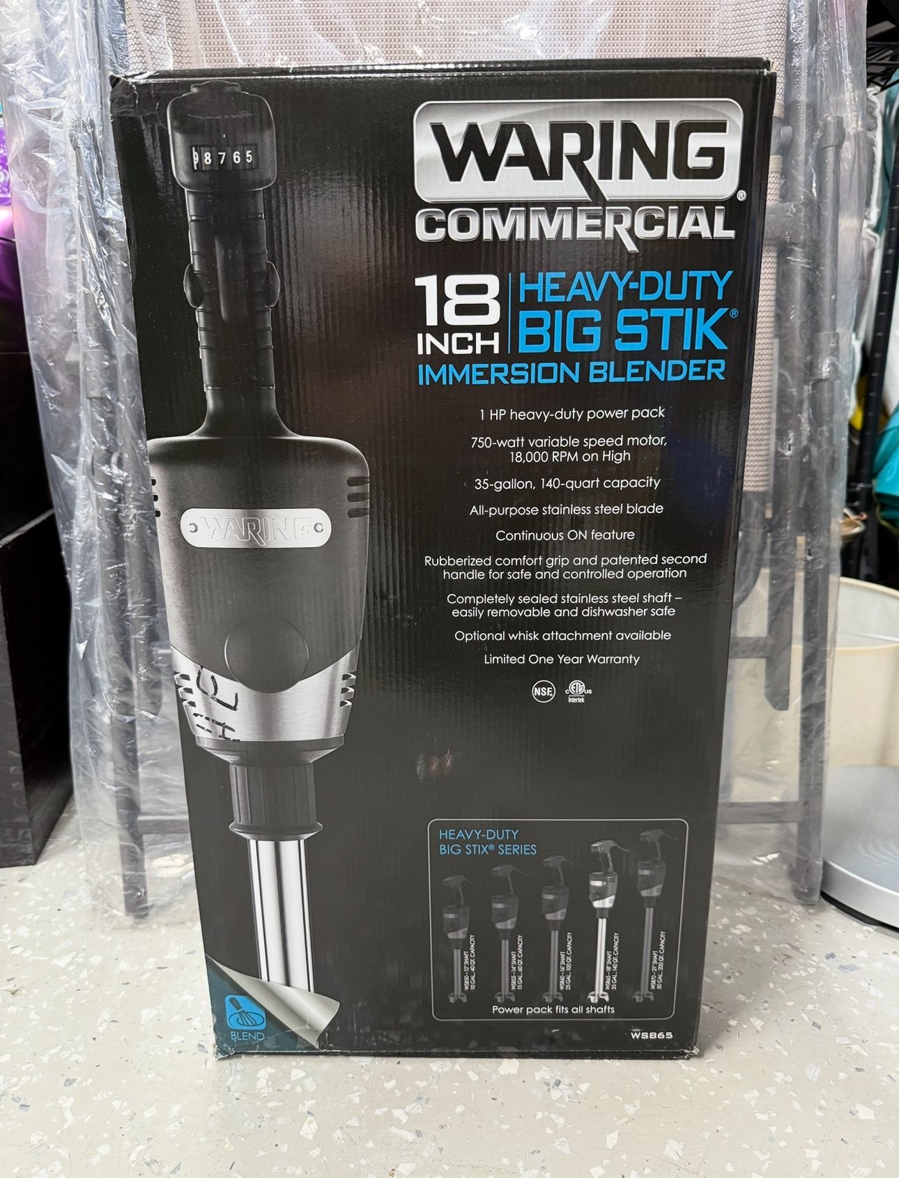 18 Inch Immersion Blender Heavy Duty - Commercial 