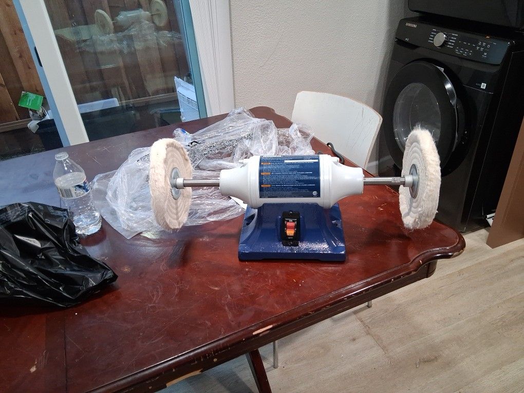 8" Low Speed, Long Shaft Buffer ( RIKON POWER TOOLS )