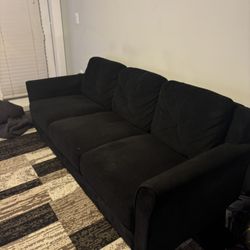 Lifestyle Solutions Harrington Black Sofa