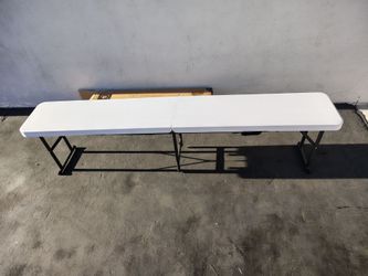 6-Foot Folding Benches-Bancos plegables de 6 pies