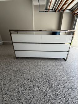 Modern glass dresser