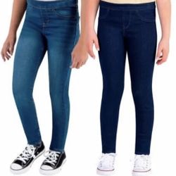 LEVI SIZE 8 GIRLS 2 PACK PULL ON JEANS. NEW WITH TAGS.