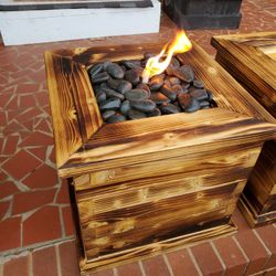 Farm Style Fire Feature Boxes 