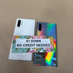 Samsung Galaxy Note 10 Plus - Only $1 Today Pay The Rest Later! 