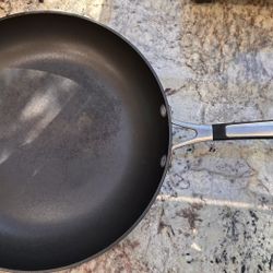 Calphalon Classic Hard-Anodized Aluminum Nonstick 12" Fry Pan Used Good Condition