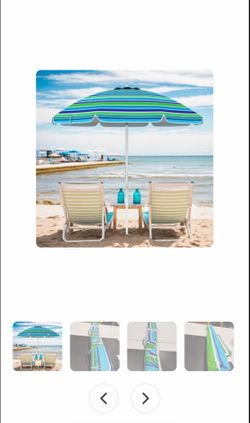 Yardi Yarda 7.2’ portable beach umbrella
