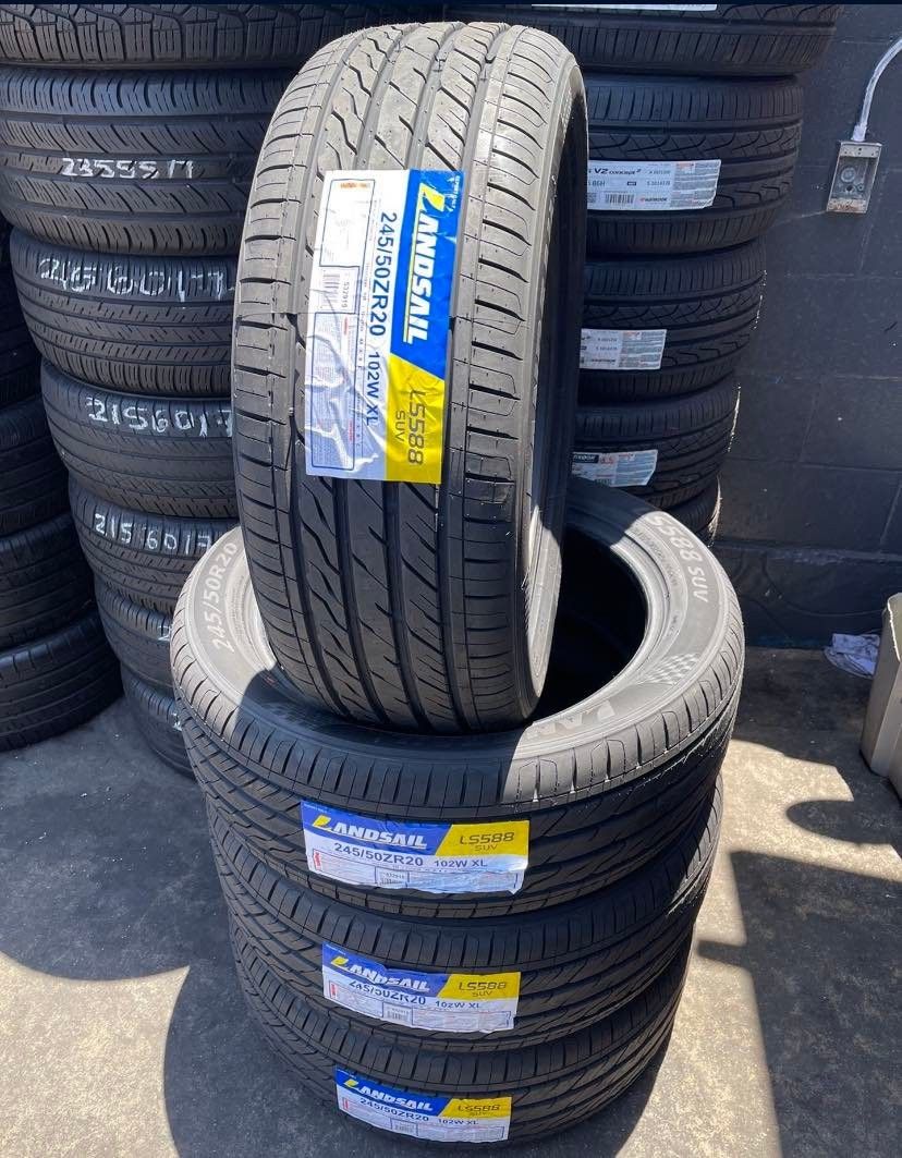 245/50r20 Landcaster New Set of Tires Set Nuevo de Llantas