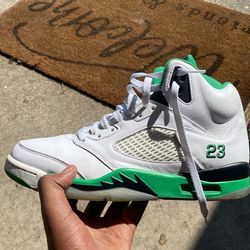 Lucky green Jordan 5s