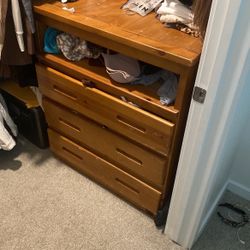 3 Drawer Dresser With Open Shelf