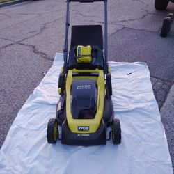 RYOBI 20" PUSH 40 V HP Battery  6AH Y CARGADOR 