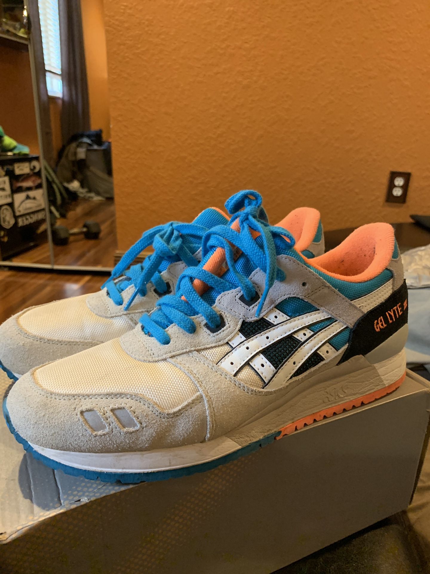 ASICS GEL LYTE III Gators orange blue