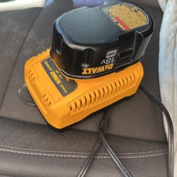 Brand New 18v Battery And Charger Dewalt 