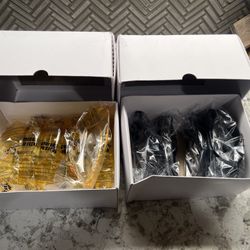 Opened box of safety glasses total 12