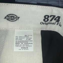 NEW - Dickey’s Black Pants (40 x 29)