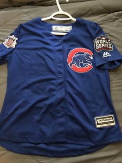 Wilson Contreras Chicago Cubs Blue V-neck Jersey FEMALE ADULT