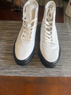 Converse chuck  white leather shoes