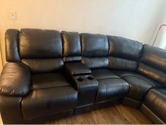 Black sectional