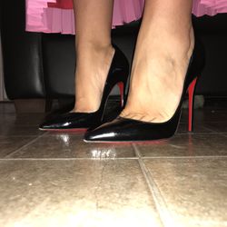 Christian Louboutin - So Kate 120mm - Red Bottoms for Sale in Orange, - OfferUp