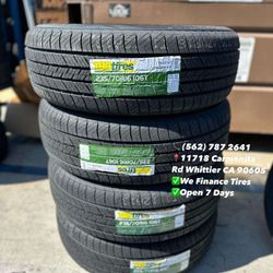 235/70r16 TBB New Set of Tires Installed and Balanced Set de Llantas Nuevas Instaladas y Balanceadas