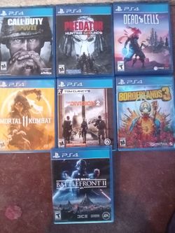 PS4 video games brand new