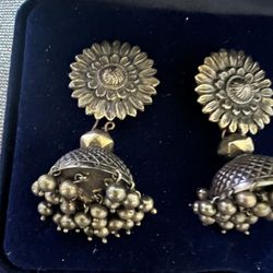 Vintage Sterling Silver Earrings