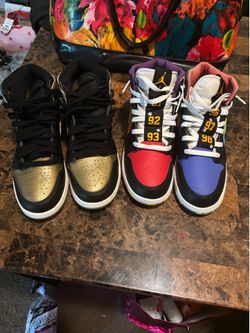 Worn 1x each like new both for  $100 size 7y